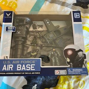 U.S. Air Force Air Base Playset with Gray and Green Scheme